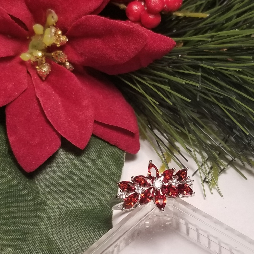 Gorgeous Garnet 925 Ring - Picture 7 of 7